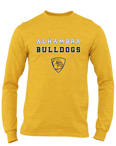Alhambra Bulldogs Spirit Men's LS T-Shirt