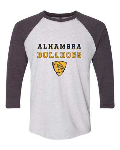 Alhambra Bulldogs Spirit Women's Baseball T-Shirt