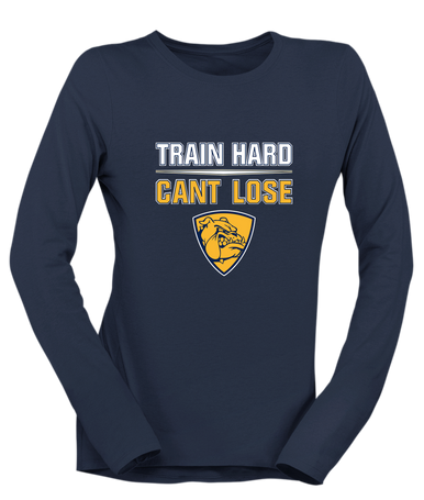Alhambra Bulldogs Train Hard, Can't Lose Women's LS T-Shirt