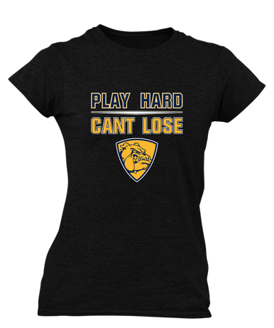 Alhambra Bulldogs Play Hard, Can't Lose Women's Premium SS T-Shirt