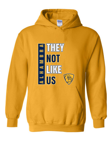 Alhambra Bulldogs They Not Like Us #1 Men's Hoodie