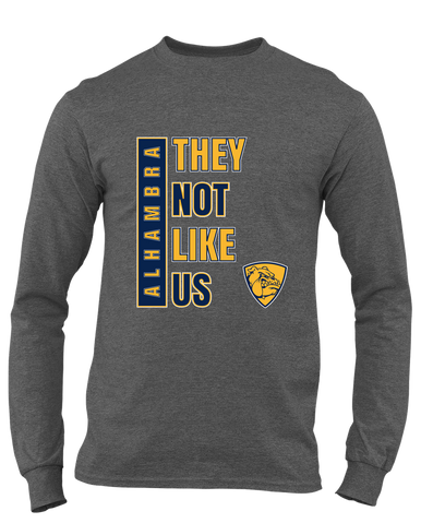 Alhambra Bulldogs They Not Like Us #1 Men's Premium LS T-Shirt