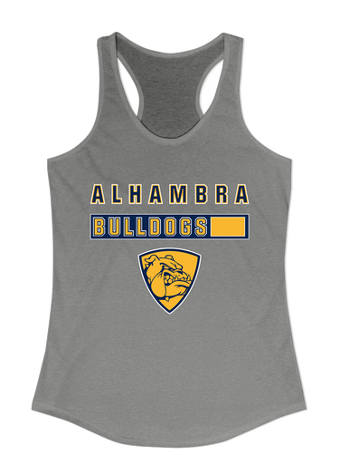 Alhambra Bulldogs Mascot #7 Women's Tank Top