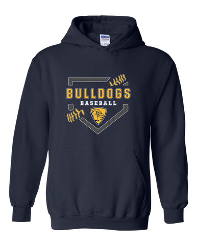 Alhambra Bulldogs Baseball #2 Men's Hoodie