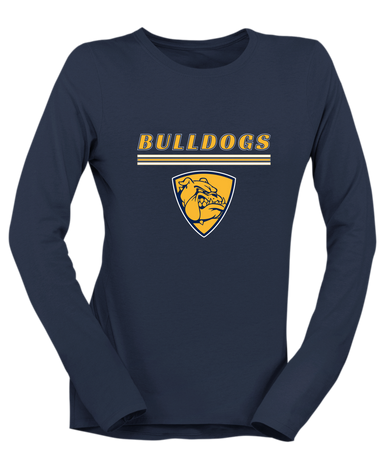 Alhambra Bulldogs Mascot #8 Women's Premium LS T-Shirt