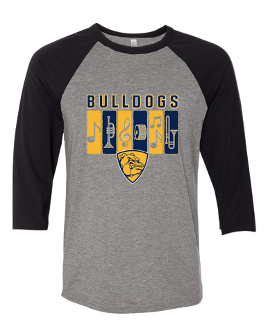 Alhambra Bulldogs Band # 2 Women's Baseball T-Shirt
