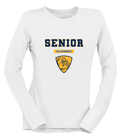Alhambra Bulldogs Senior #2 Women's LS T-Shirt