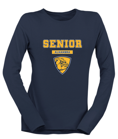 Alhambra Bulldogs Senior #2 Women's Premium LS T-Shirt