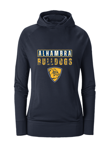 Alhambra Bulldogs Mascot #9 Women's Hoodie