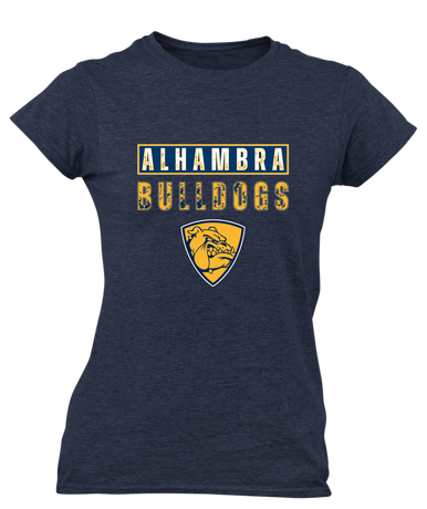 Alhambra Bulldogs Mascot #9 Women's Premium SS T-Shirt