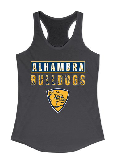 Alhambra Bulldogs Mascot #9 Women's Tank Top