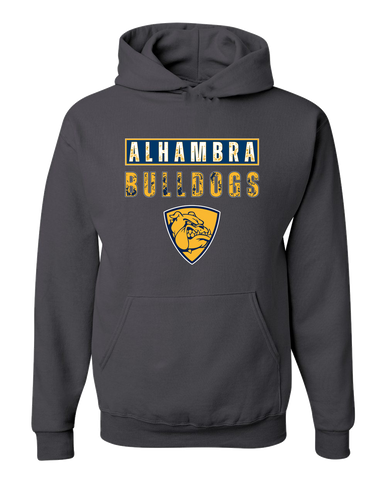 Alhambra Bulldogs Mascot #9 Men's Premium Hoodie