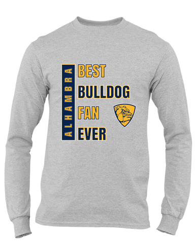 Alhambra Bulldogs Best Bulldog Fan Men's Premium LS T-Shirt