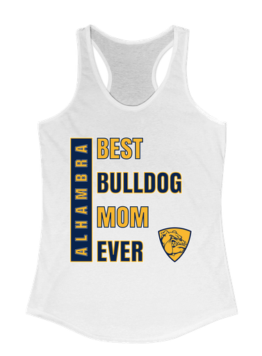 Alhambra Bulldogs Best Bulldog Mom Women's Tank Top