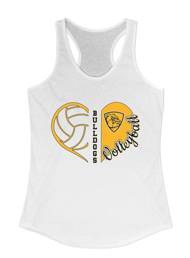 Alhambra Bulldogs Heart Volleyball Women's Tank Top