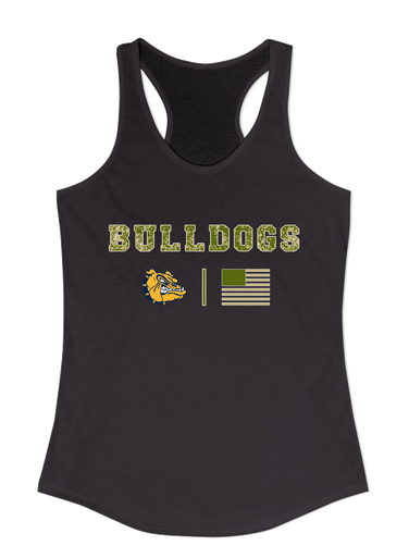 Alhambra Bulldogs Camo Flag Women's Tank Top