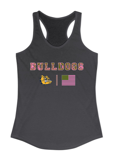 Alhambra Bulldogs Pink Camo Flag Women's Tank Top