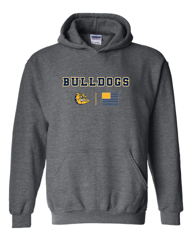 Alhambra Bulldogs Team Colors Flag Men's Hoodie