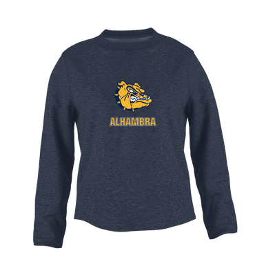 Alhambra Bulldogs Mascot #2 Women's Sweatshirt