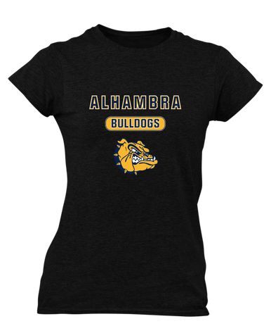 Alhambra Bulldogs Mascot #3 Women's Premium SS T-Shirt
