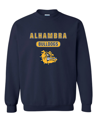 Alhambra Bulldogs Mascot #3 Men's Sweatshirt