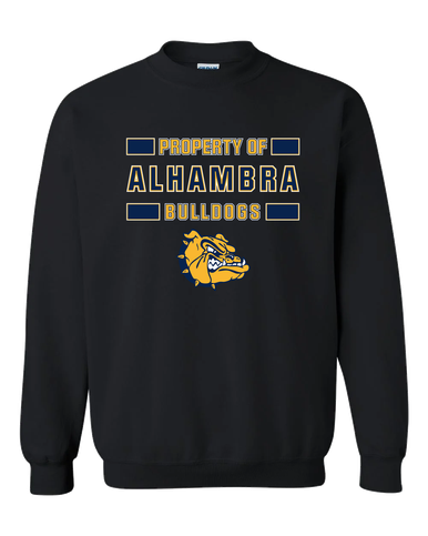 Alhambra Bulldogs Property Of Men's Sweatshirt