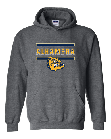 Alhambra Bulldogs Mascot #4 Men's Hoodie