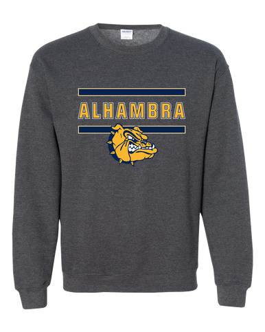 Alhambra Bulldogs Mascot #4 Men's Sweatshirt