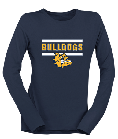 Alhambra Bulldogs Mascot #5 Women's Premium LS T-Shirt