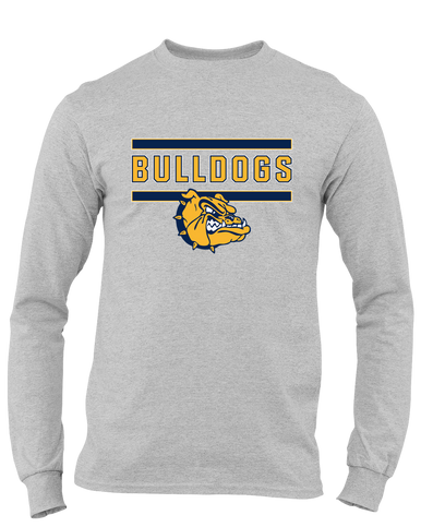 Alhambra Bulldogs Mascot #5 Men's LS T-Shirt