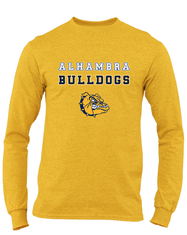 Alhambra Bulldogs Spirit Men's LS T-Shirt