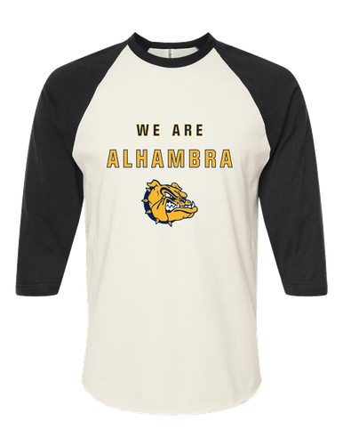 Alhambra Bulldogs We Are Men's Baseball T-Shirt