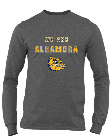 Alhambra Bulldogs We Are Men's LS T-Shirt
