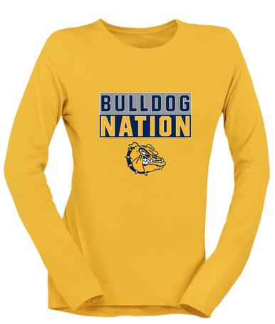 Alhambra Bulldogs Nation #1 Women's LS T-Shirt