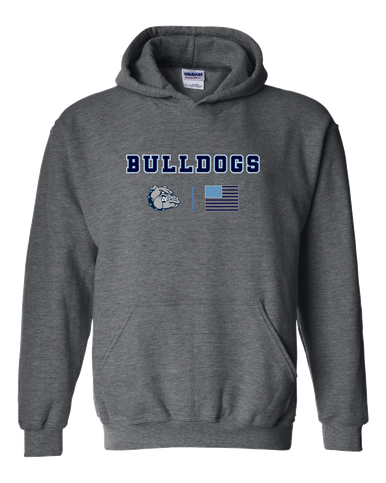 Centennial Bulldogs Team Colors Flag Men's Hoodie