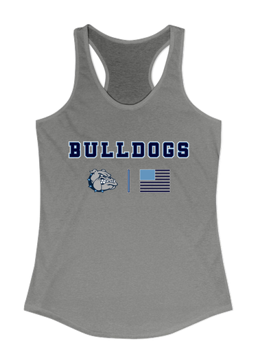 Centennial Bulldogs Team Colors Flag Women's Tank Top