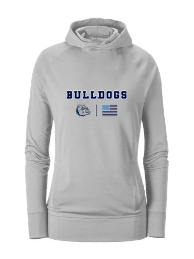 Centennial Bulldogs Team Colors Flag Women's Hoodie