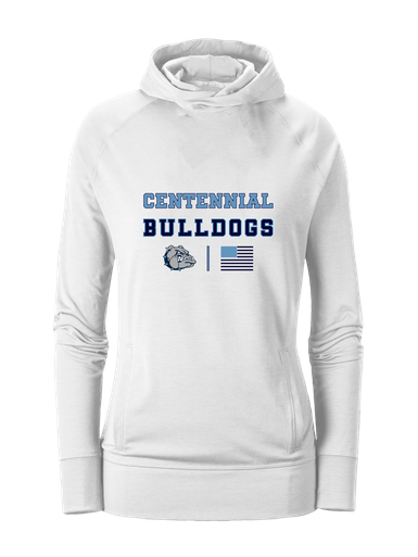 Centennial Bulldogs Spirit Flag Women's Hoodie