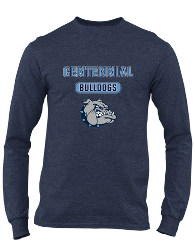 Centennial Bulldogs Mascot #3 Men's LS T-Shirt