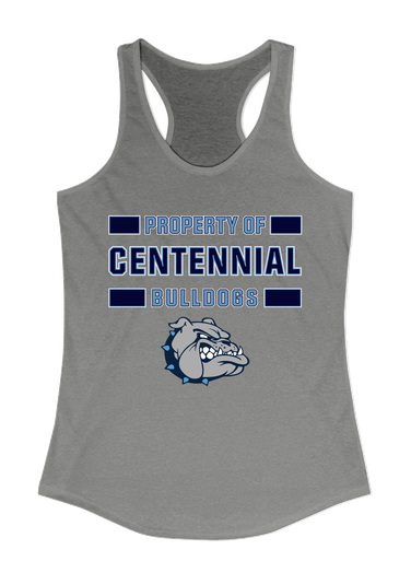 Centennial Bulldogs Property Of Women's Tank Top