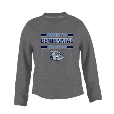 Centennial Bulldogs Property Of Women's Sweatshirt