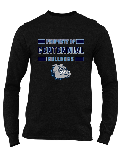 Centennial Bulldogs Property Of Men's LS T-Shirt
