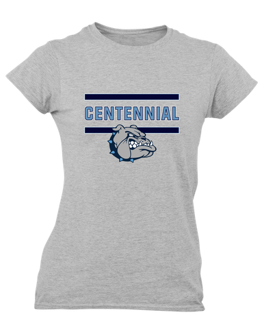 Centennial Bulldogs Mascot #4 Women's Premium SS T-Shirt