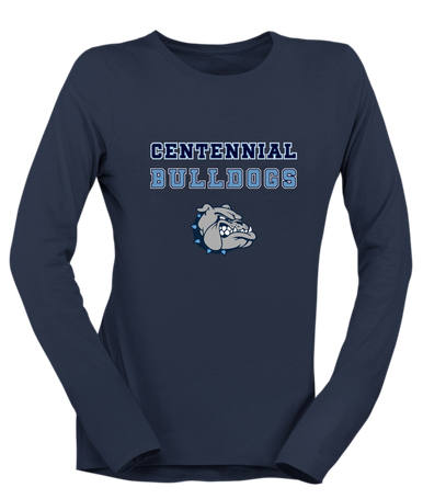 Centennial Bulldogs Spirit Women's LS T-Shirt