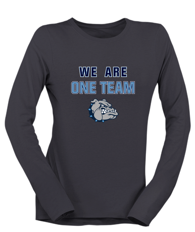 Centennial Bulldogs We Are One Team Women's LS T-Shirt