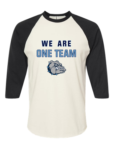 Centennial Bulldogs We Are One Team Women's Baseball T-Shirt