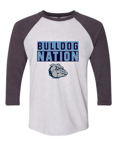 Centennial Bulldogs Nation #1 Women's Baseball T-Shirt