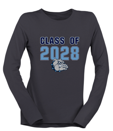 Centennial Bulldogs Class of 2028 Women's Premium LS T-Shirt