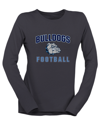 Centennial Bulldogs Football #1 Women's LS T-Shirt