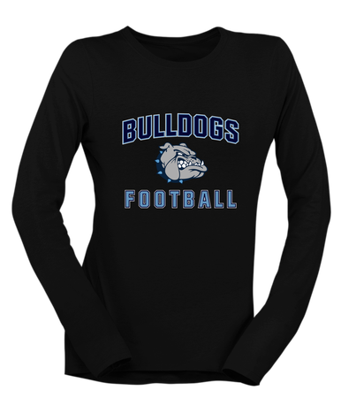 Centennial Bulldogs Football #1 Women's Premium LS T-Shirt